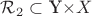 $\mathcal{R}$_2\subset$ Y\times X$