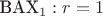 ВАХ_1:  r=1