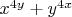 $x^{4y}+y^{4x}$