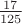 $\frac{17}{125}$