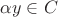 $\alpha y\in C$
