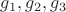 $g_1,g_2,g_3$