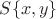 $S \{x, y\}$