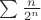 $\sum{n\over2^n}$