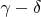 $\gamma-\delta$