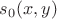 $s_0(x,y)$