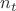 ${n_t}$ ${n_t}$