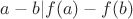 $a-b | f(a)-f(b)$
