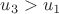 $u_{3} > u_{1}$