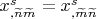 $x^s_{,\widetilde n \widetilde m}=x^s_{,\widetilde m \widetilde n}$