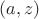 $(a,z)$
