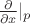 $\frac\partial{\partial x}|_p$