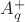 $A_q^{+}$