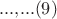 $...{,}...(9)$