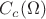 $C_c(\Omega)$