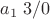 $a_1\;3/0$