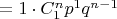 $=1\cdot C_1^n p^1q^{n-1}$