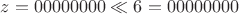 $z=00000000\ll6=00000000$