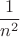 $$\frac{1}{n^2}$$