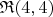 $\mathfrak{R}(4, 4)$