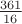 $\frac{361}{16}$