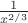 $\frac{1}{x^{2/3}}$