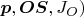 $\boldsymbol{p}, \boldsymbol{OS}, J_O)$