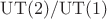 $\mathrm{UT}(2)/\mathrm{UT}(1)$