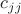 $c_{jj}$