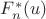 $F^*_n(u)$