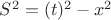 $S^2=(сt)^2-x^2$