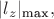 $|l_z|_{\text{max}},$