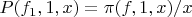$P(f_1,1,x)=\pi(f,1,x)/x$