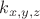 $k_{x,y,z}$