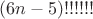 $(6n-5)!!!!!!$