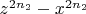 $z^{2n_2}-x^{2n_2}$