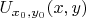 $U_{x_0,y_0}(x,y)$