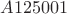$A125001$