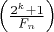 $\left(\frac{2^k+1}{F_n}\right)$