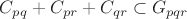$C_{pq}+C_{pr}+C_{qr} \subset G_{pqr}$ $C_{pq}+C_{pr}+C_{qr} \subset G_{pqr}$