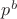 $p^b$