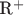 \mathbb{R}^+