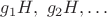 $g_1H,\ g_2H, \dots$