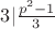 $3|\frac{p^2-1}{3}$