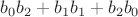 $b_0 b_2 + b_1 b_1 + b_2 b_0$