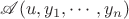 $\mathscr A(u, y_1, \cdots,  y_n)$