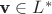 $\textbf v\in L^*$ $\textbf v\in L^*$