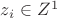 $ z_i \in Z^1 $