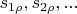 $s_{1\rho}, s_{2\rho},...$