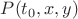 $P(t_{0}, x, y)$